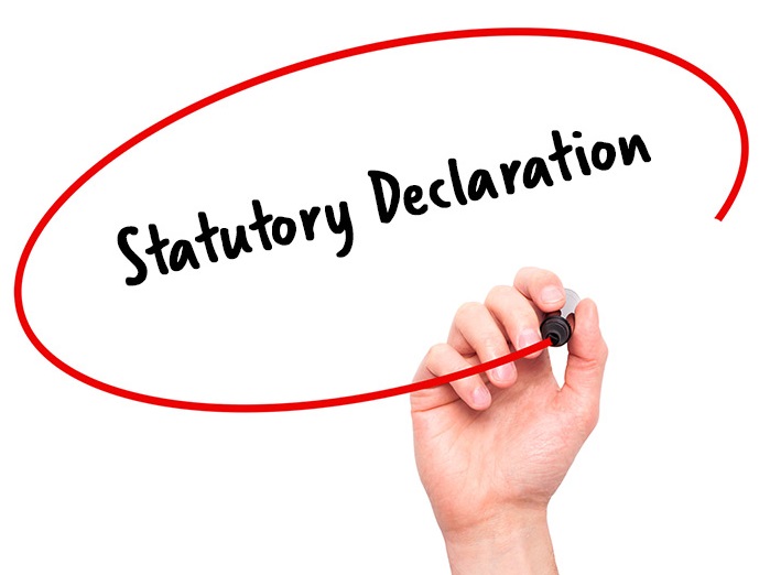 Statutory Declaration