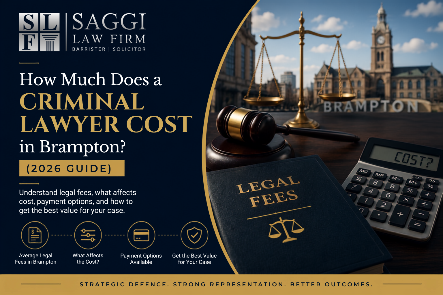 How much does a criminal lawyer cost in Brampton - Saggi Law Firm