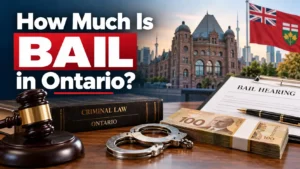 How much is bail in Ontario, bail costs and surety requirements